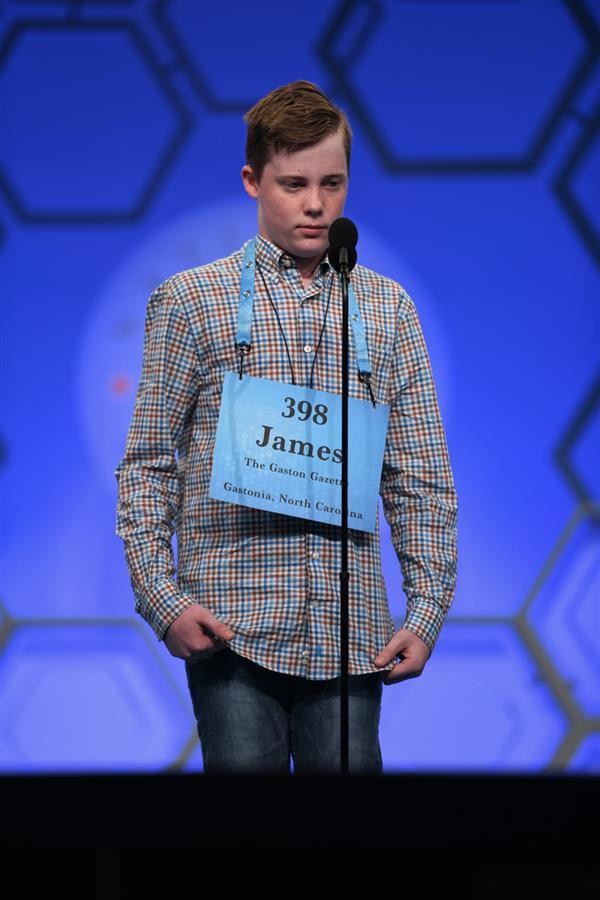 James Dover competed in the 2019 National Scripps Spelling Bee